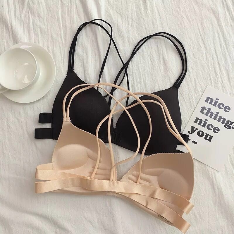 Цельный модный бюстгальтер пуш – обзор и цена Plunge Bra Push Up
