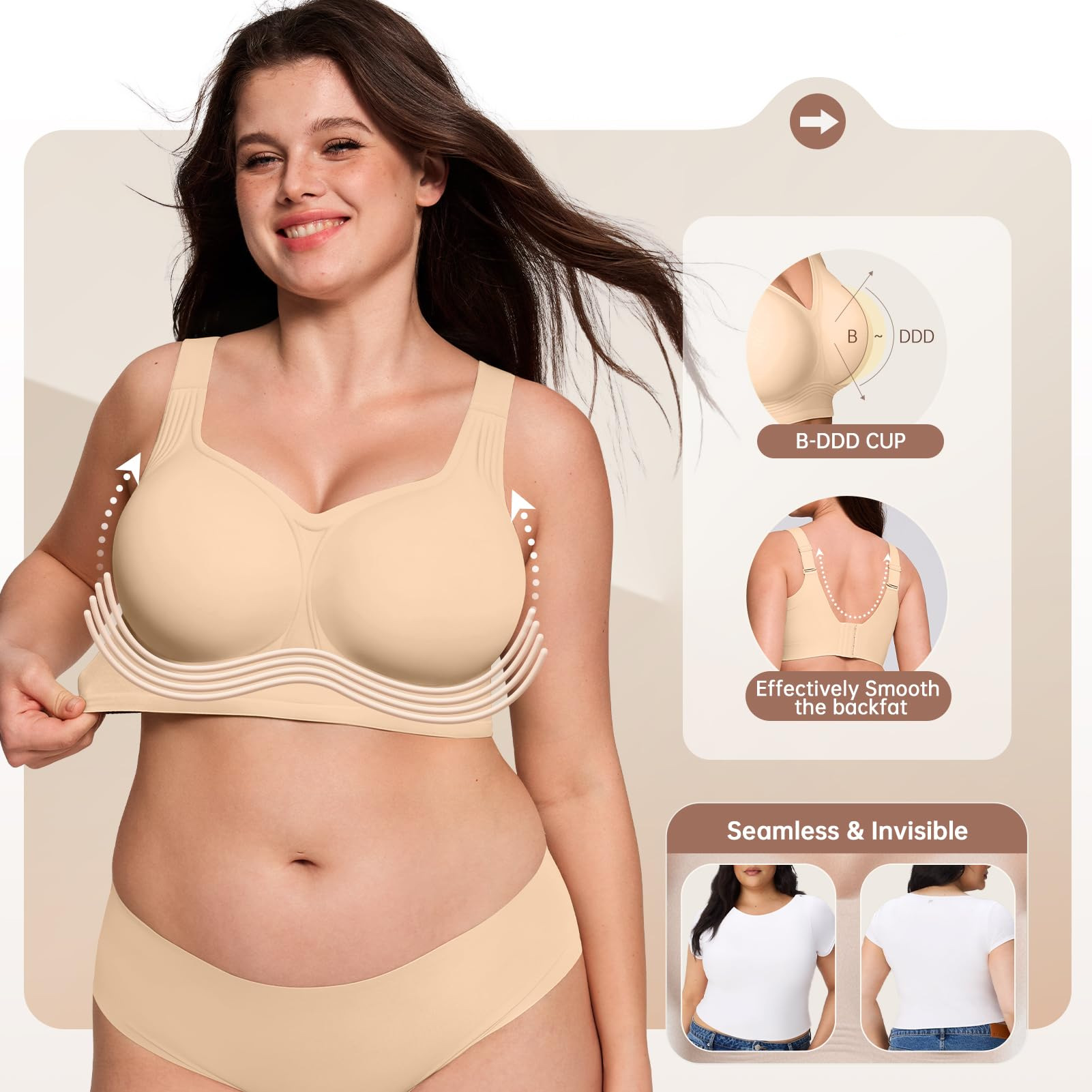 Бесшовный поддерживающий бюстг – обзор и цена Full Coverage Bra